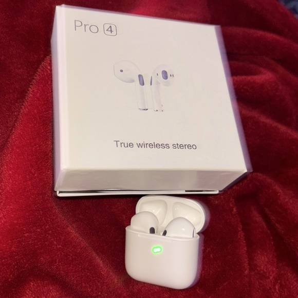 TWS pro 4 wireless Bluetooth EarPods( NOT AIRPODS) New - Picture 3 of 12